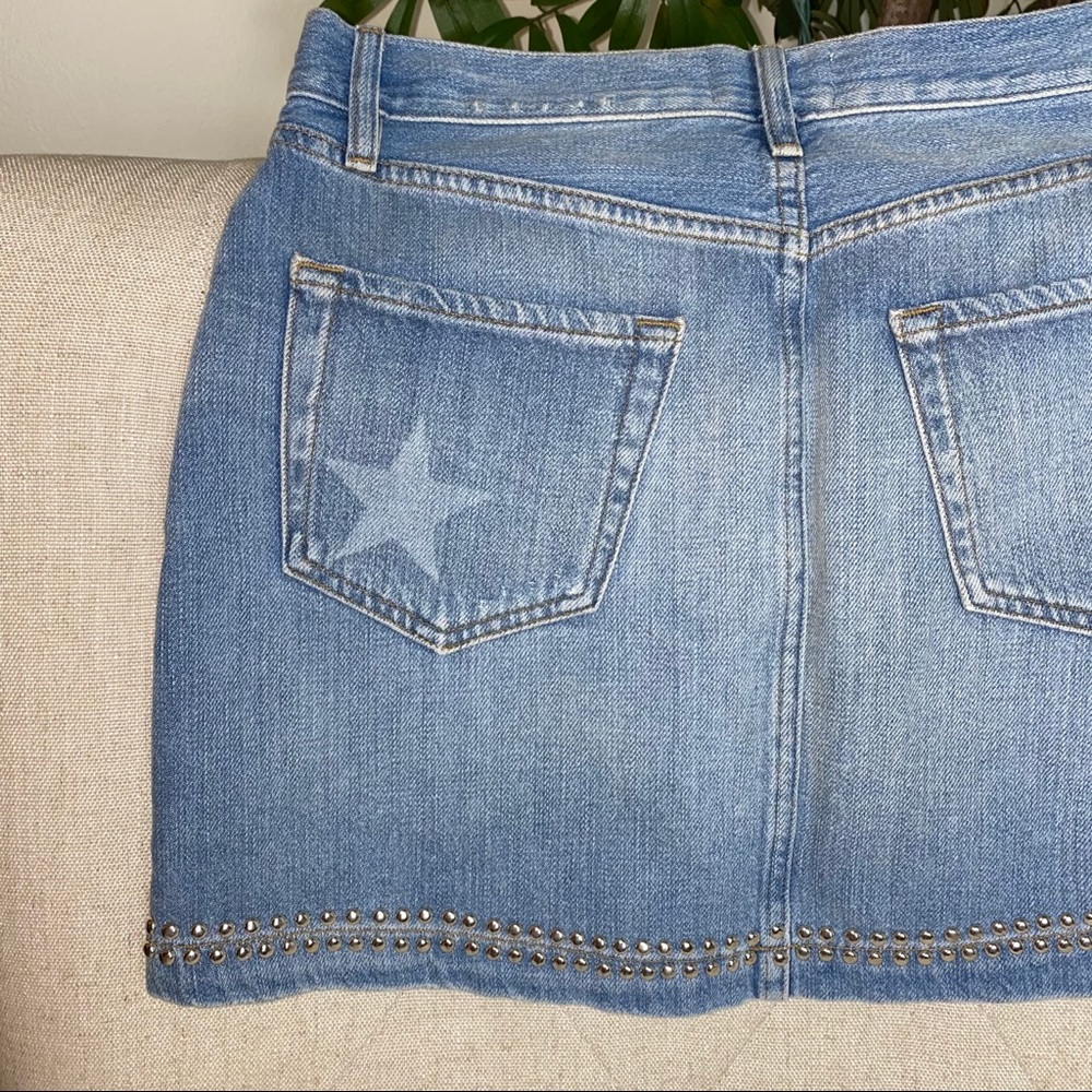 ☘️HP☘️Frame Denim Skirt with Stars - Picture 8 of 11